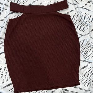 7day Wknd cut out skirt